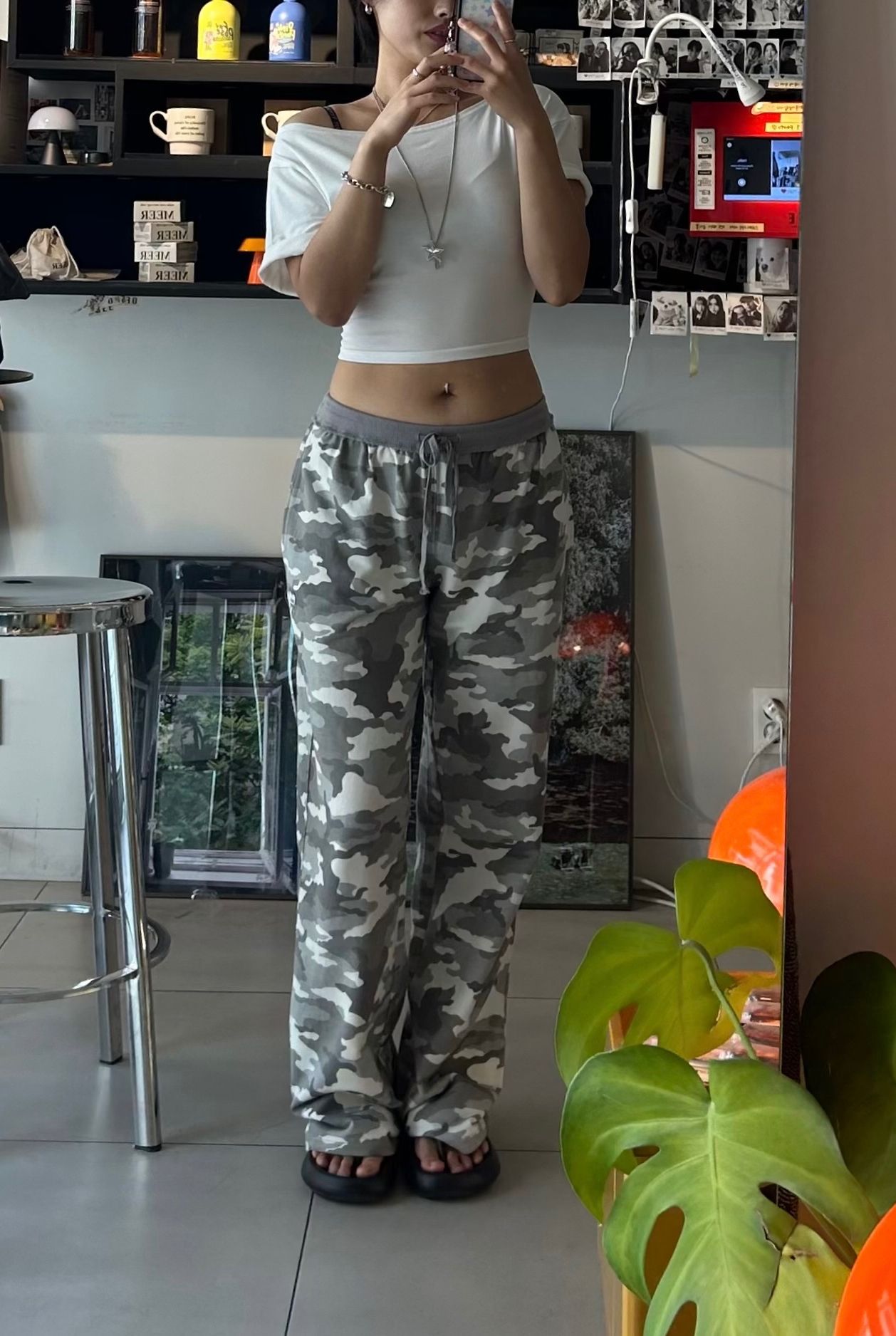 【SCULPTOR】Heaven Camo Sweatpants Ash MUSINSA公式 | SCULPTOR Heaven Camo Sweatpants Ash