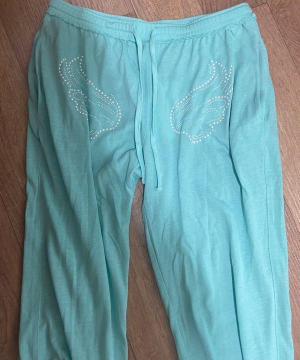 ★SCULPTOR★ Wing Linen Like Sweatpants White SC24S416NMWH SCULPTOR® online store