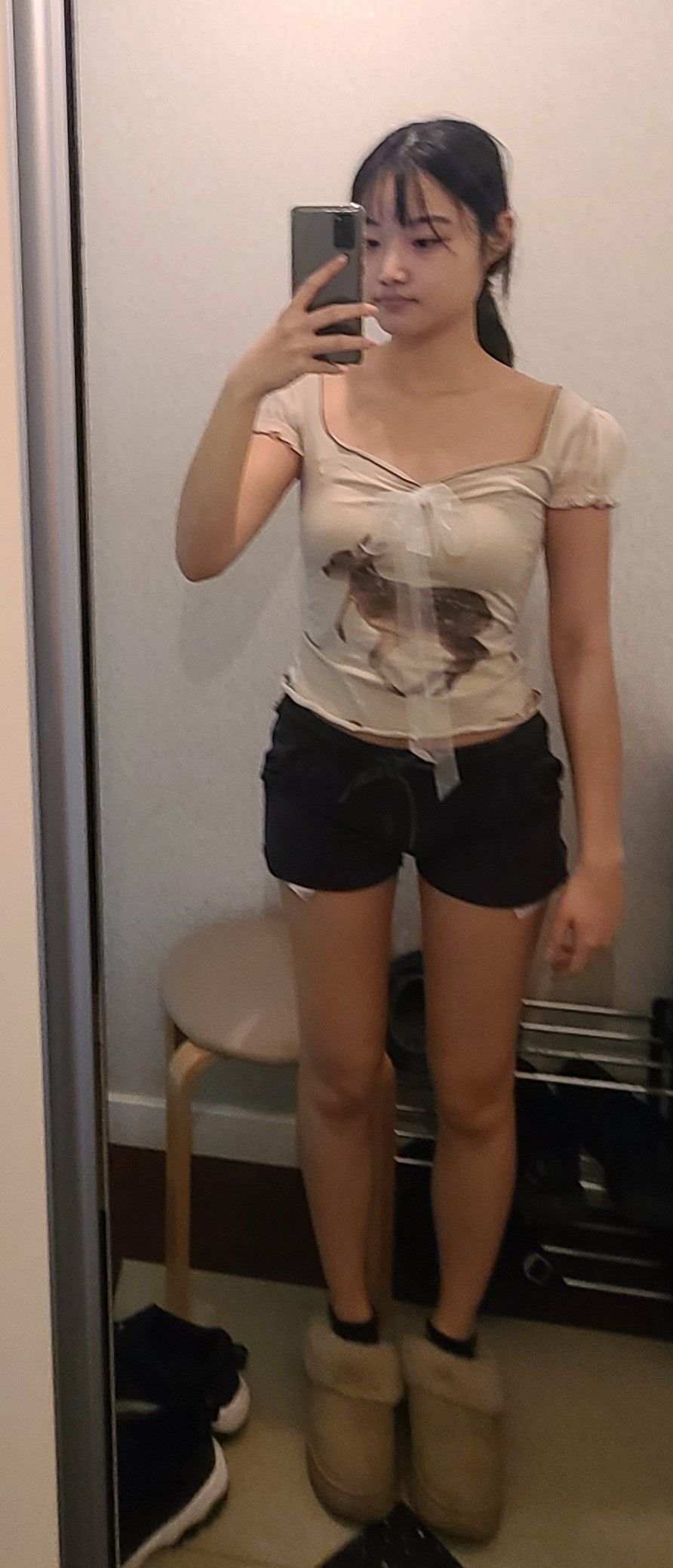 SCULPTOR Tシャツ Puff Sleeve Top Cream クリーム MUSINSA | SCULPTOR Puff Sleeve Top Cream