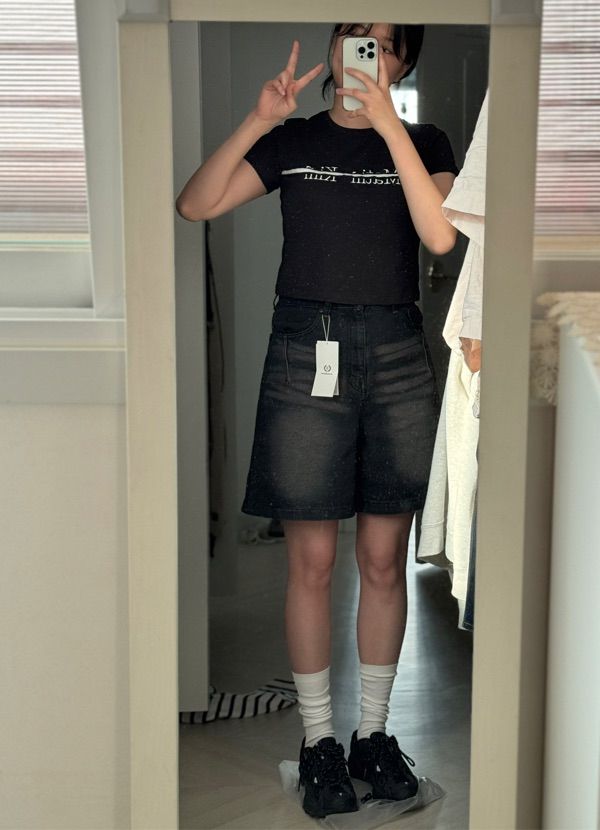 AVANDRESS★韓国★人気★Lovely Stitch Denim Shorts - 3COL AVANDRESS☆韓国☆人気☆Lovely Stitch Denim Shorts - 3COL