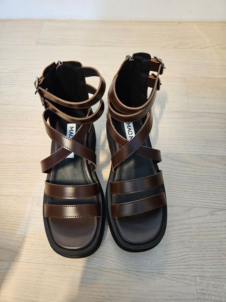 サンダル・ミュール ^MACMOC^ 2Color Gladiator Chic Scrap Sandals 6Cm Glady MUSINSA | MACMOC Glady 2Color Gladiator Chic Scrap Sandals 6Cm