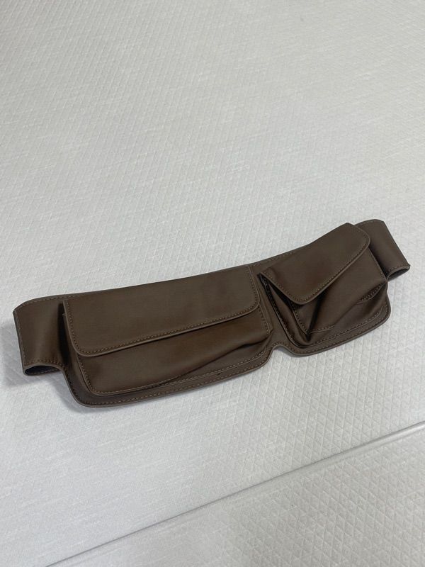 MUSINSA公式 | PARTIMENTO WOMEN ポケットレイヤードベルト_ブラウン