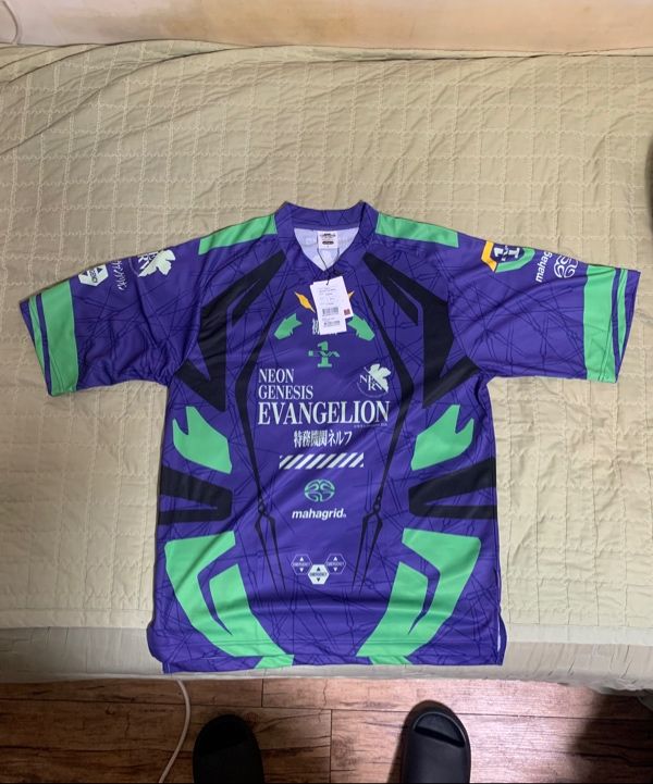 MUSINSA公式 | MAHAGRID EVA-01 MOTORCYCLE JERSEY BLACK