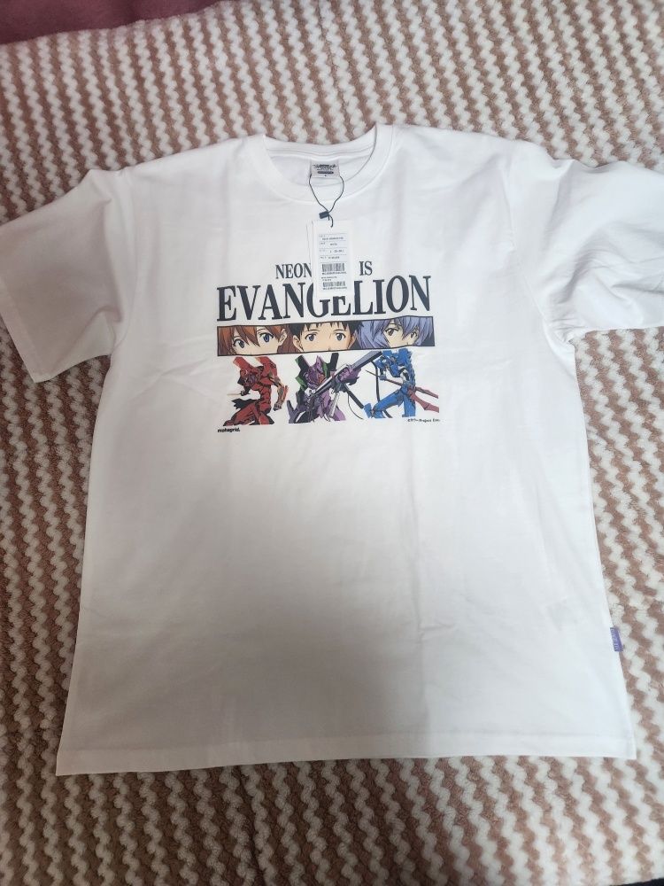 [ MAHAGRID]★韓国人気★NEON GENESIS TEE NEON GENESIS TEE[BLACK] - MAHAGRID