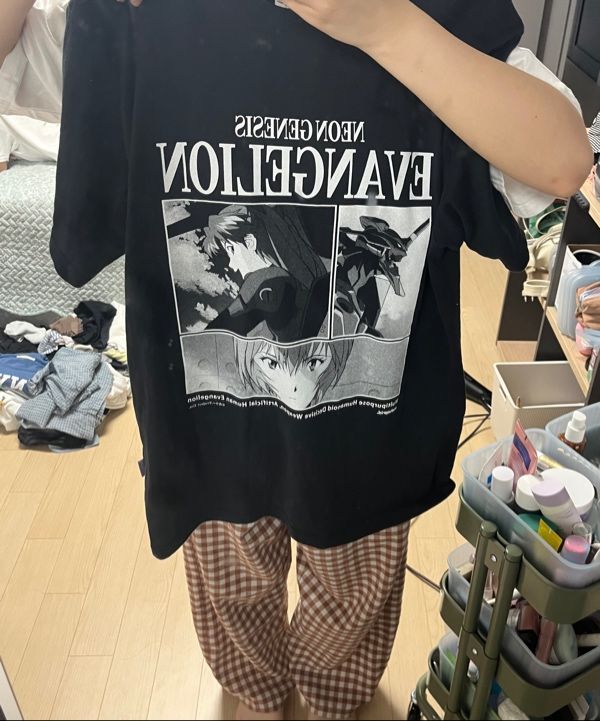 MUSINSA公式 | MAHAGRID EVA POSTER TEE BLACK(MG2EMMT519C)