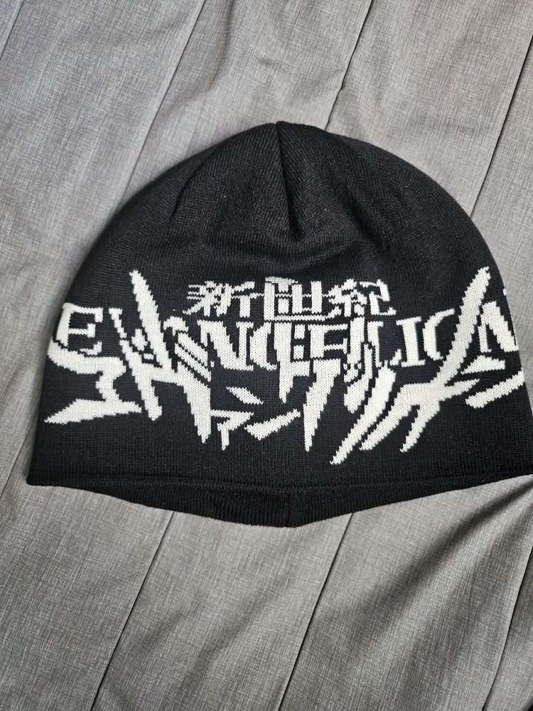 MUSINSA | MAHAGRID EVA LOGO BEANIE BLACK(MG2EMMAB32C)