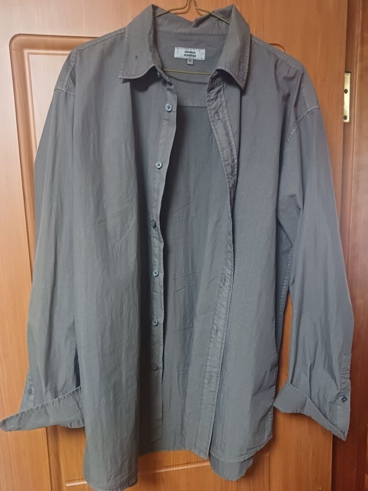 ★MUSINSA STANDARD★ Relaxed pigment shirt mustard MMDSH501- MUSINSA | COSTUME O'CLOCK Linen Overfit Long Sleeve Shirt 5