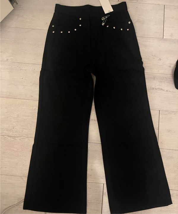 ◆AAKAM◆ Multi Studded Cotton Pants Black MUSINSA | AAKAM Multi Studded Cotton Pants (Black)