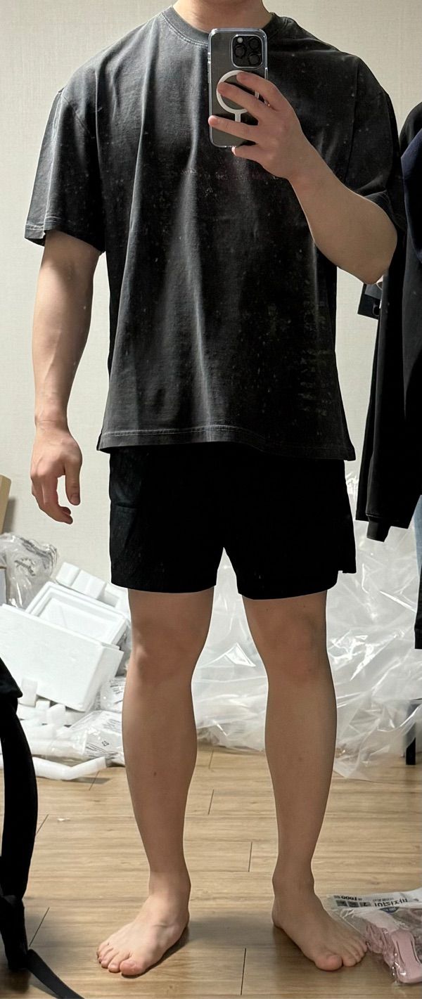 【SATIIIZ】Conflict Pigment Short-Sleeved T-shirt UUL Pigment Short-Sleeved T-Shirt - satiiiz
