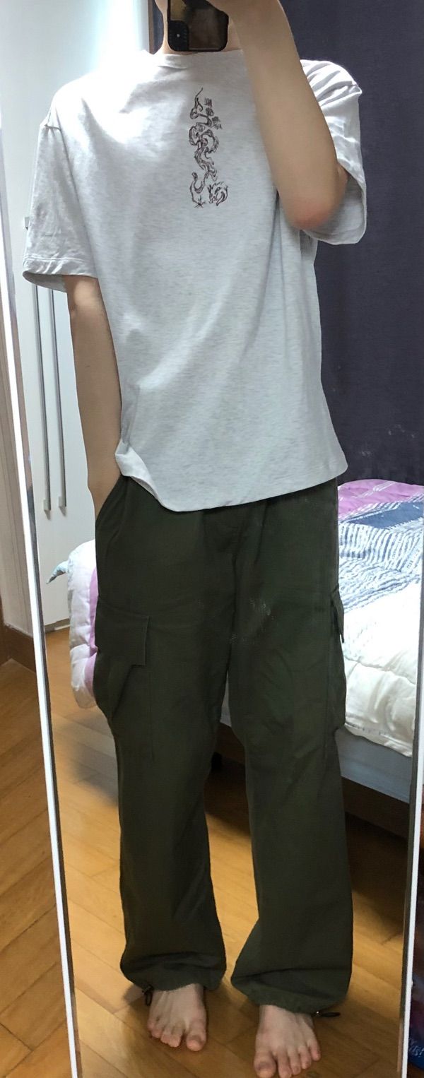 Tシャツ・カットソー ^LEATHERY^ Drag on overfit short sleeve t-shirt WHITE MELANG MUSINSA | LEATHERY Drag on overfit short-sleeved shirt