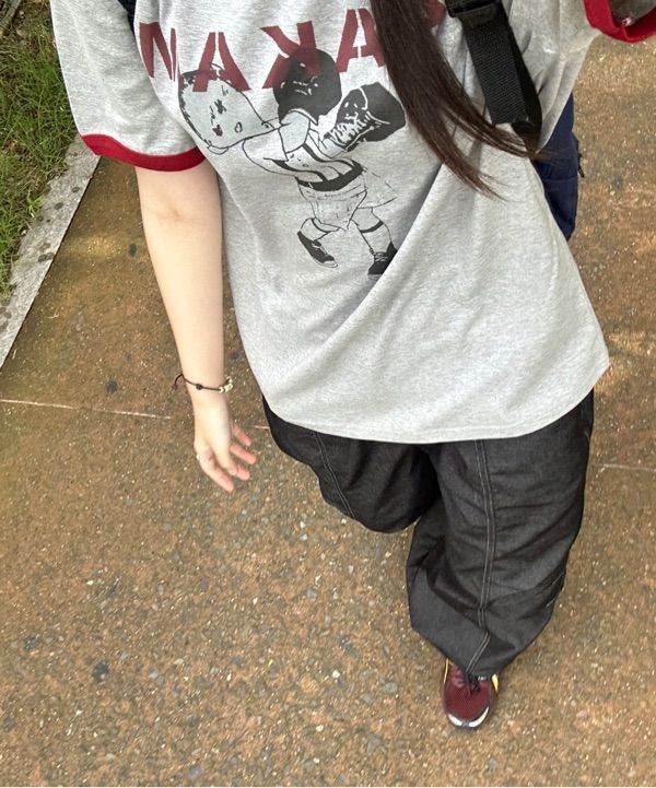 ★AAKAM★ Punch Boy Printed Ringer Top Dark Gray MUSINSA | AAKAM Punch Boy Printed Ringer Top (Dark Gray)