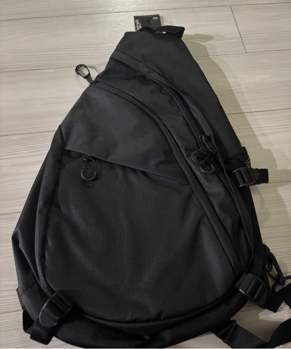 MUSINSA STANDARD_リップスタップスリングバッグ MUSINSA | MUSINSA STANDARD Ripstop Utility Sling Bag [Black]