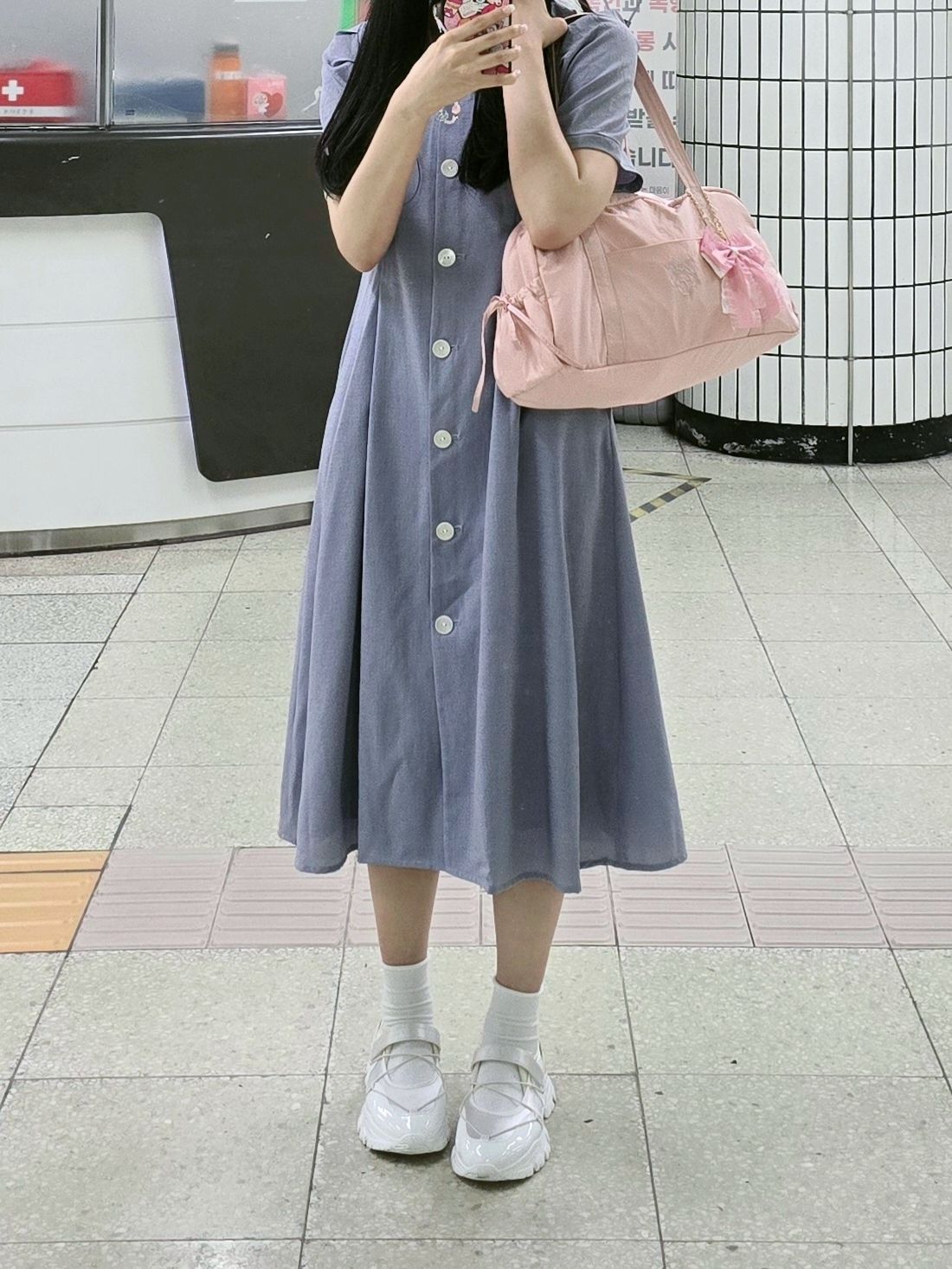 MUSINSA公式 | ROLAROLA ROLA RIBBON DUFFLE BAG PINK