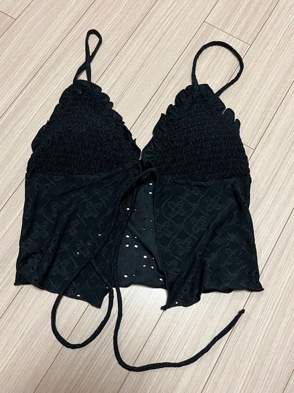 GLOWNY 水着 TANKINI SWIM SET UP MUSINSA | GLOWNY TANKINI SWIM TOP (BLACK)