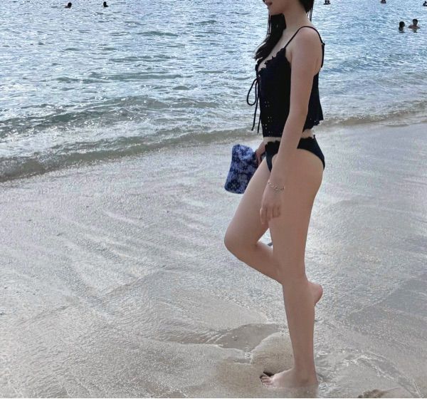 MUSINSA | GLOWNY TANKINI SWIM TOP (BLACK)