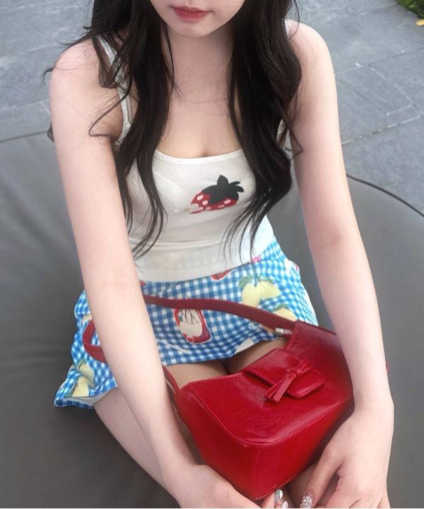 ★GLOWNY★ FRUITY TANK TOP CHERRY MUSINSA | GLOWNY FRUITY TANK TOP (STRAWBERRY)