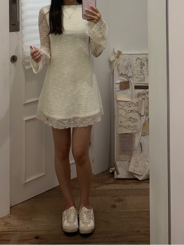 MUSINSA公式 | GLOWNY TIFFANY BACKLESS DRESS (IVORY)