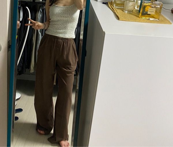 ★GLOWNY★PROVINCE EYELET PANTS (NAVY)★正規品/韓国直送料込 GLOWNY] PROVINCE EYELET PANTS (NAVY) 正規品 韓国ブランド