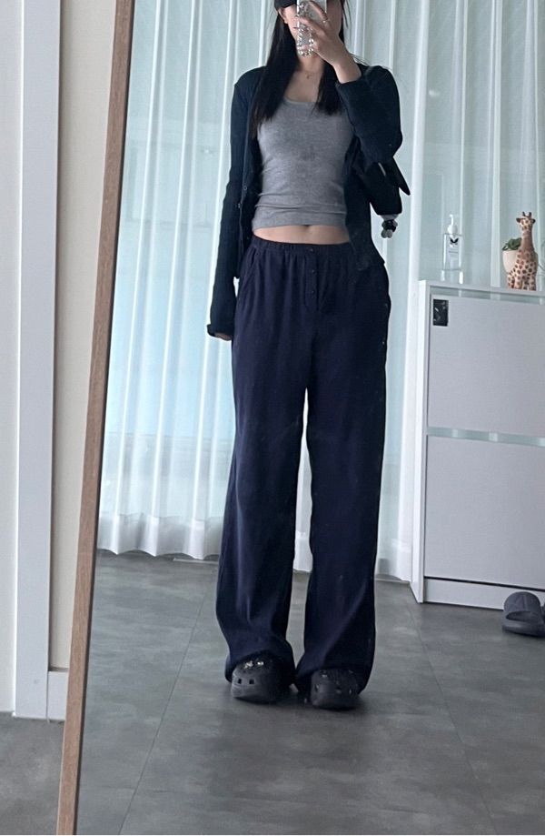 ボトムスその他 GLOWNY PROVINCE EYELET PANTS 4BFM049 MUSINSA | GLOWNY PROVINCE EYELET PANTS (FOG BOUQUET)