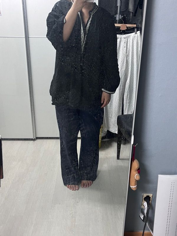 MUSINSA | GLOWNY PROVINCE EYELET PANTS (CHOCOLATE)