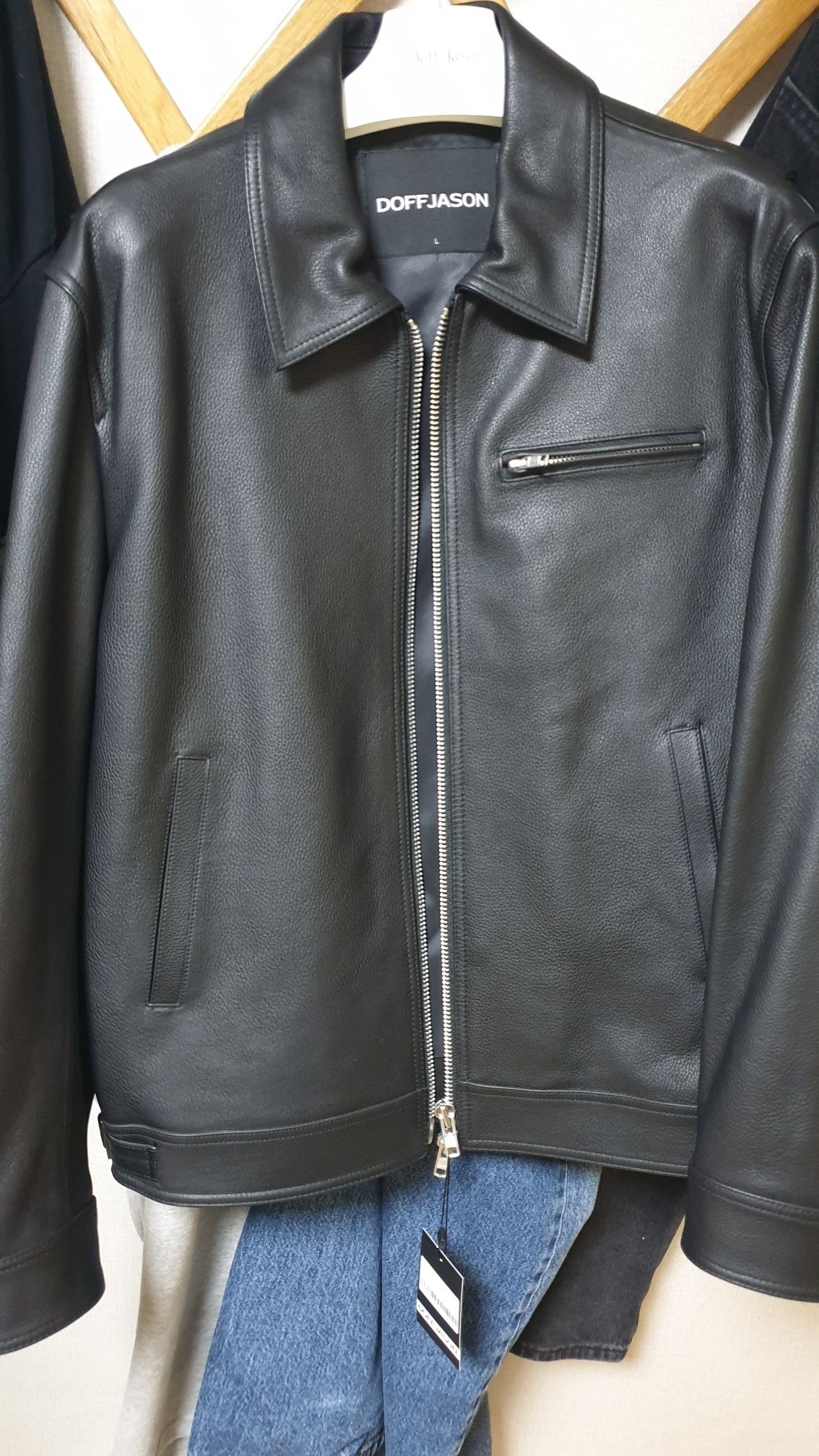 MUSINSA公式 | DOFFJASON 牛革シングルジャケット