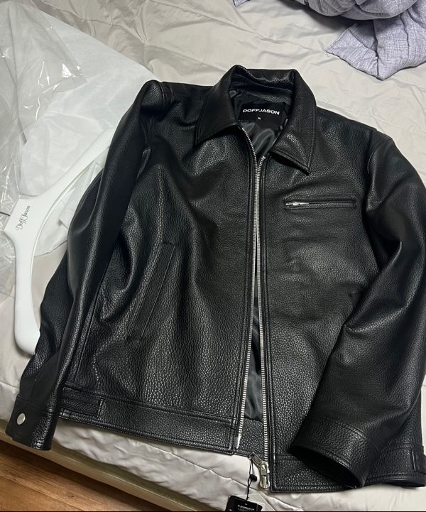 MUSINSA | DOFFJASON COWHIDE SINGLE JACKET