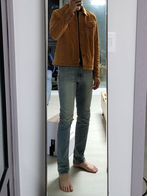 DOFFJASON ■ Regular suede trucker jacket MUSINSA | DOFFJASON Regular suede trucker jacket CAMEL