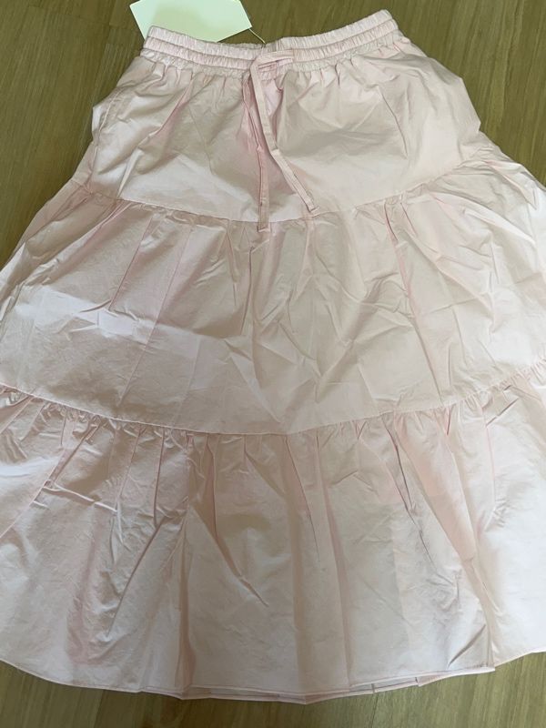 MUSINSA | CONICHIWA BONJOUR Butterfly Shirring Skirt (White)
