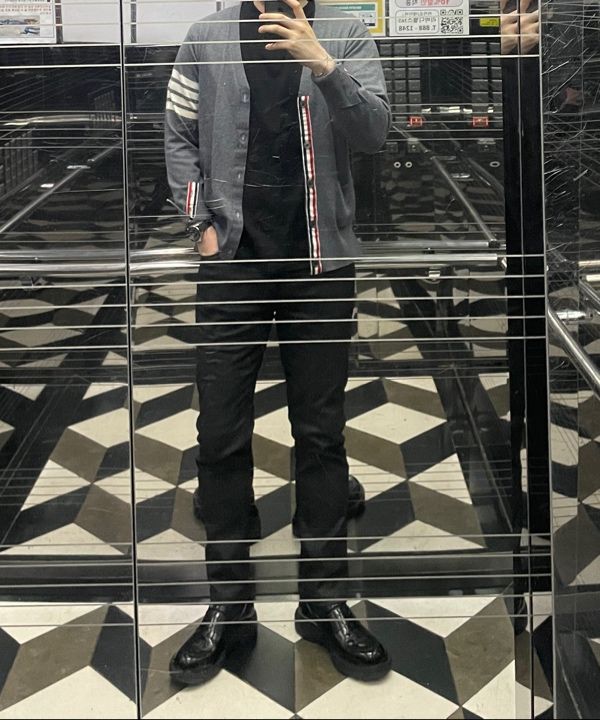 MUSINSA公式 | NUDIEJEANS Thin Finn Back 2 Black 112431