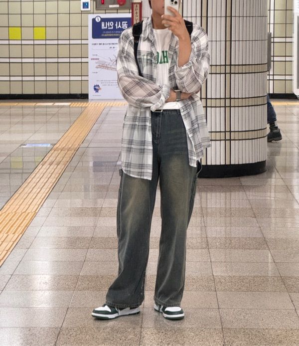 デニム・ジーパン DYSFUNCT KEY RING WASHING DENIM PANTS DYSFUNCT KEY RING WASHING DENIM PANTS(SAND BLUE) - DYSFUNCT