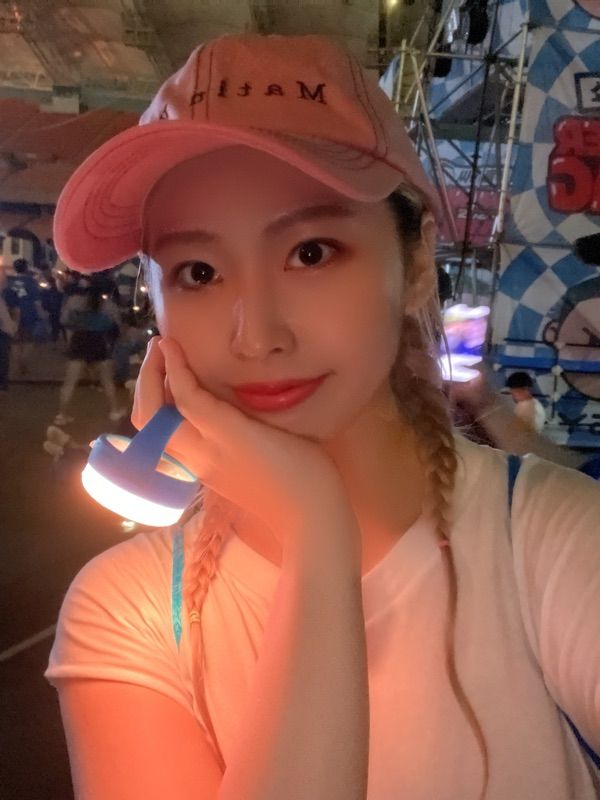 MUSINSA公式 | MATIN KIM MATIN STITCH BALL CAP IN LIGHT PINK