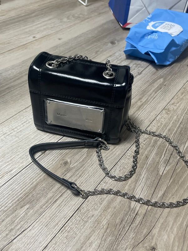 MUSINSA | MATIN KIM CLASSIC CHAIN QUILTING MINI BAG IN BLACK