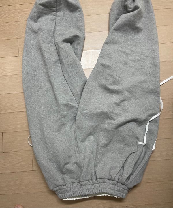 さらに100円引き◆Wai Kei◆Double banding ribbon sweatpants MUSINSA | WAI KEI Double Banded Ribbon Sweat Pants Gray