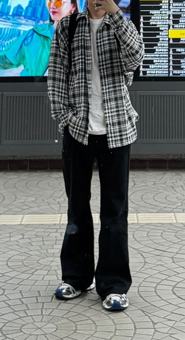 MUSINSA | DNSR Signature Flare Denim Pants Black