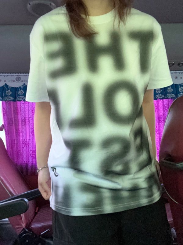 MUSINSA公式 | THE COLDEST MOMENT TCM blur logo T (white)