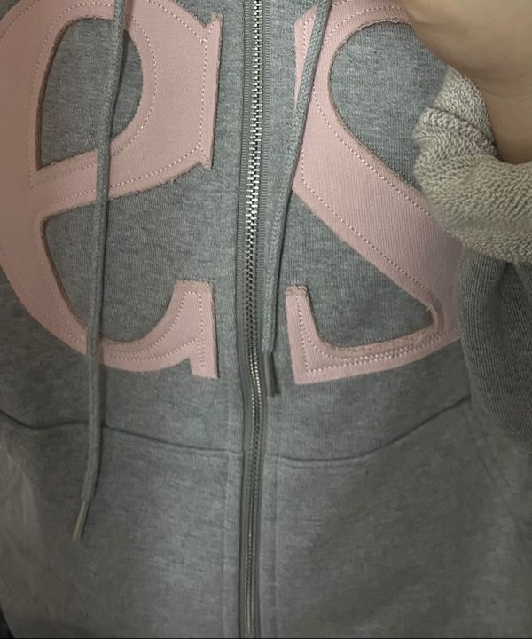 トップス ILLIGO Logo Patch Hood Zip-Up ILLIGO☆129 LOGO PATCH HOODIE ZIP-UP (ILLIGO/パーカー
