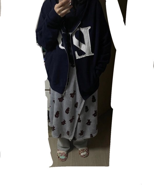 MUSINSA | ILLIGO 129 Logo Patch Hood Zip-Up Navy