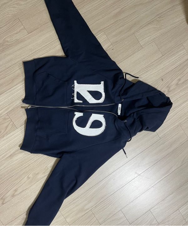 トップス ILLIGO 129 Logo Patch Hood Zip-Up Navy 129 LOGO PATCH HOODIE ZIP-UP NAVY - illigo | 60% - Asian