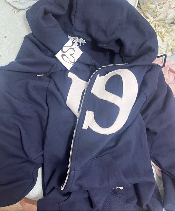 トップス ILLIGO 129 Logo Patch Hood Zip-Up Navy MUSINSA | ILLIGO 129 Logo Patch Hood Zip-Up Navy