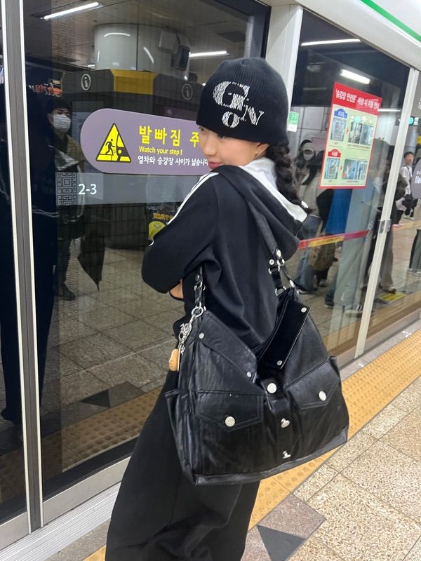 ★ILLIGO★ Trucker Tote Bag Black 5010268084 ☆ILLIGO☆ Trucker Tote Bag Black 5010268084 ILLIGO Trucker