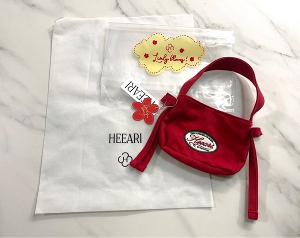 ★HEEARI★ [2nd Reorder] Lily Ribbon Mini Tote Bag_Red MUSINSA公式 | HEEARI Lily Ribbon Mini Tote Bag_Red
