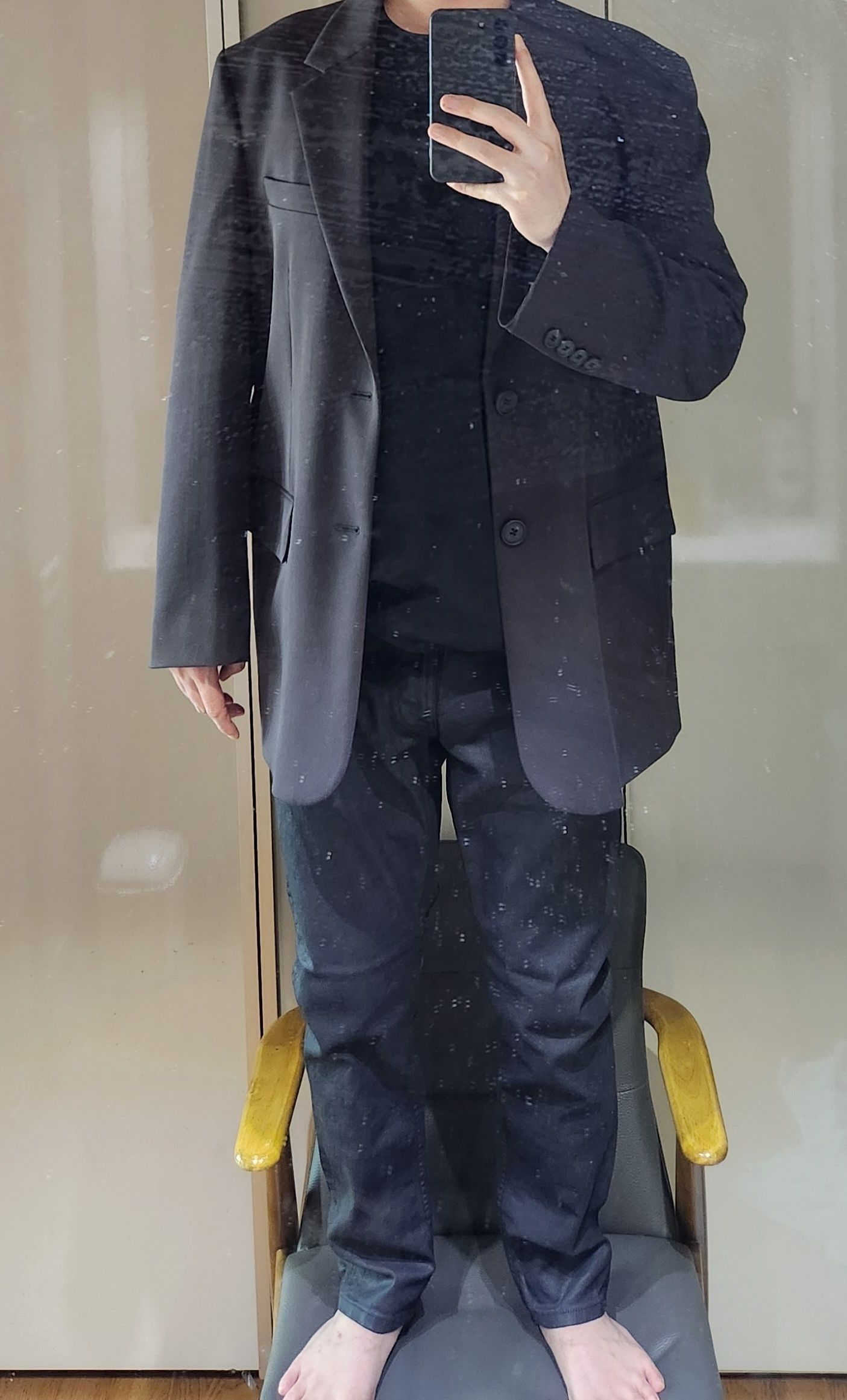 MUSINSA公式 | NUDIEJEANS Lean Dean Back 2 Black 112740