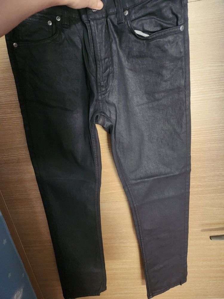 MUSINSA公式 | NUDIEJEANS Lean Dean Back 2 Black 112740