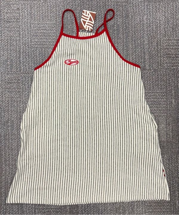 ワンピース MENASOO SUMMER STRIPE TERRY STRAP ONEPIECEGRAY MUSINSA | MENASOO MENASOO SUMMER STRIPE TERRY STRAP