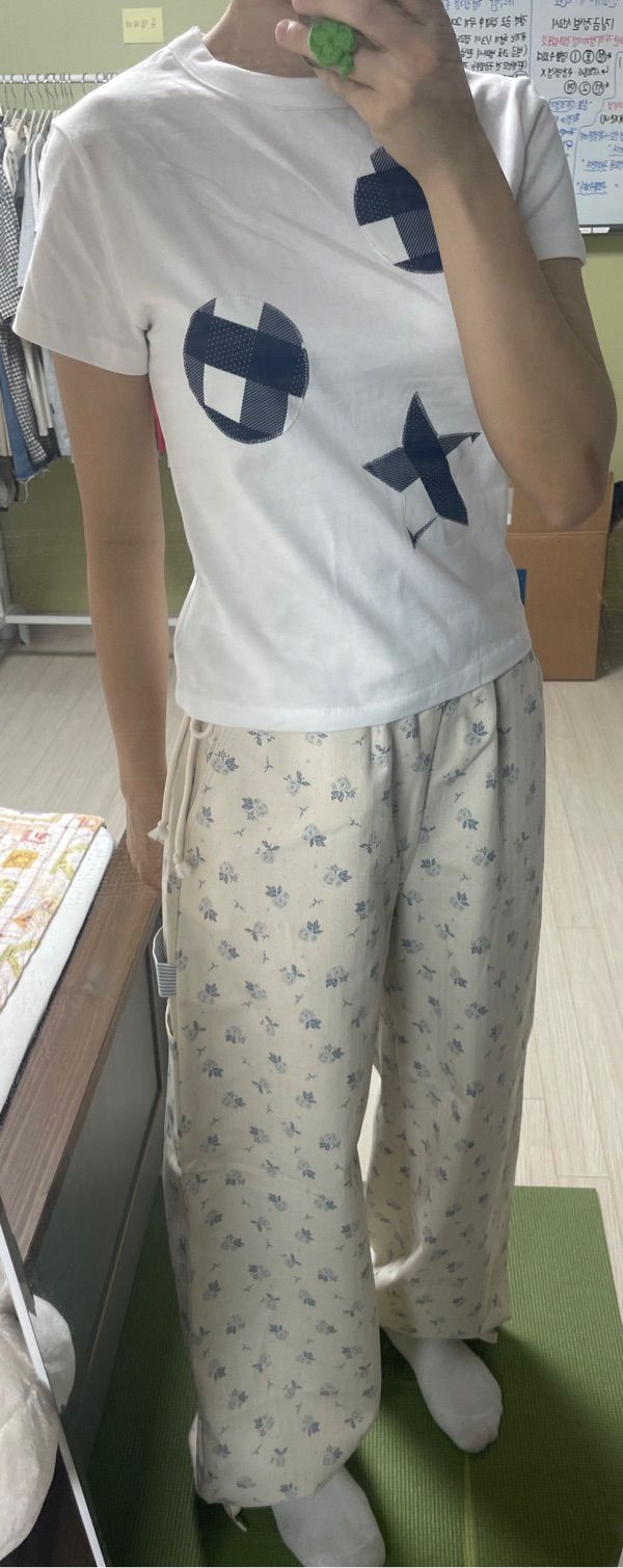 パンツ OHESHIO FLORAL CARPENTER PANTS, CREAM MUSINSA | OHESHIO FLORAL CARPENTER PANTS, CREAM