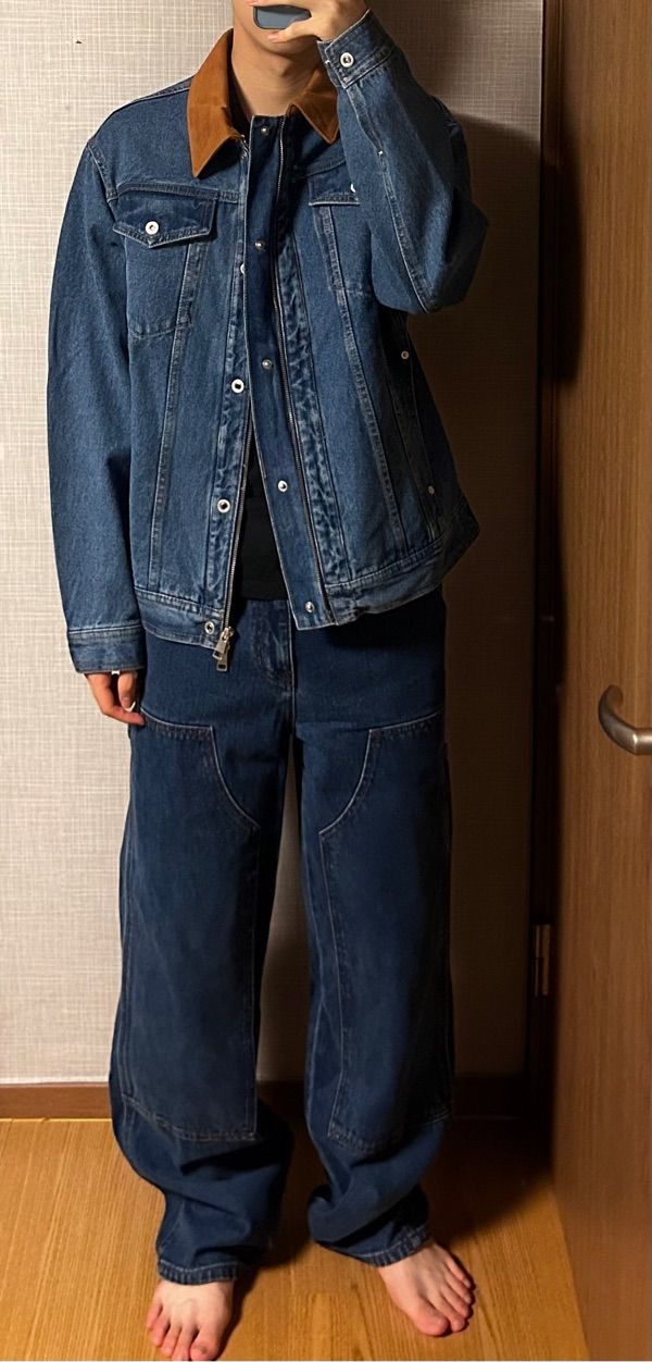 MUSINSA | MUSINSA STANDARD Denim Wide Double Knee Carpenter