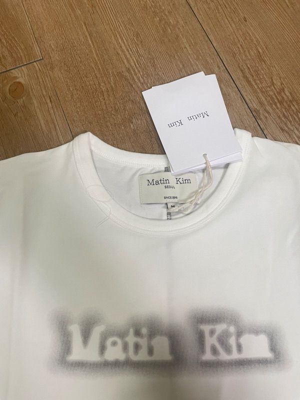 Tシャツ(半袖/袖なし) MATIN LOGO CROP TOP IN WHITE MUSINSA公式 | MATIN KIM MATIN SHADE LOGO CROP TOP IN WHITE