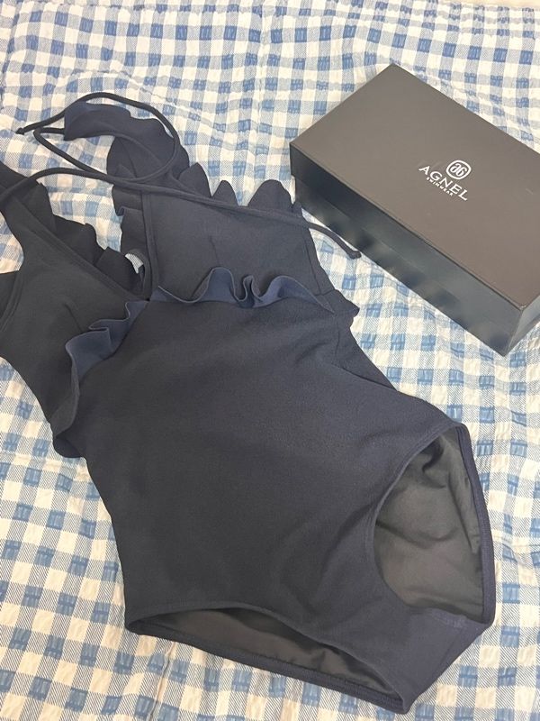 MUSINSA公式 | AGNEL Love Hawaii Monokini_Navy