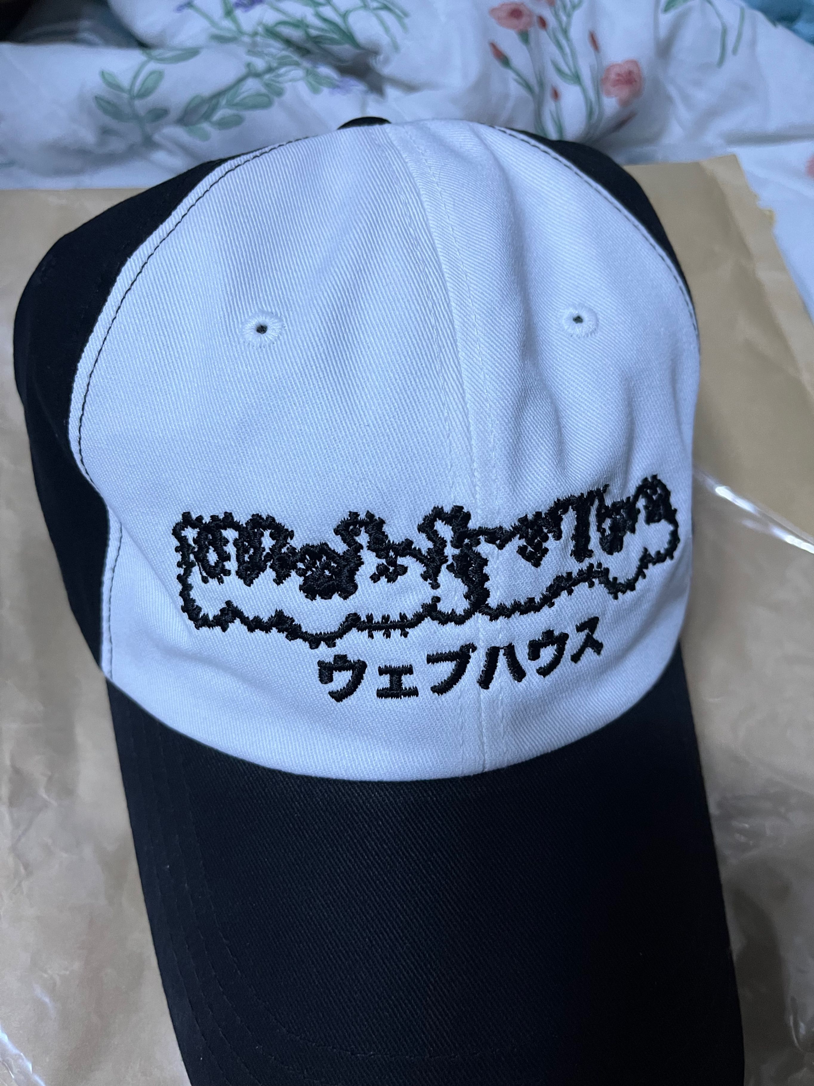 MUSINSA | WEBHOUSE Sweetie House Cap - Black/White