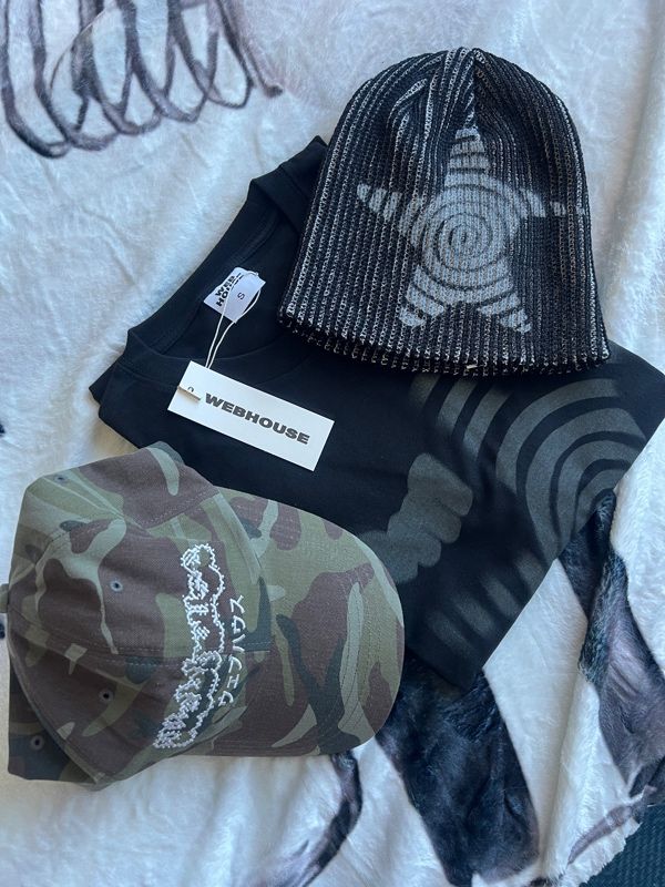 MUSINSA | WEBHOUSE Sweetie House Cap - Black/White